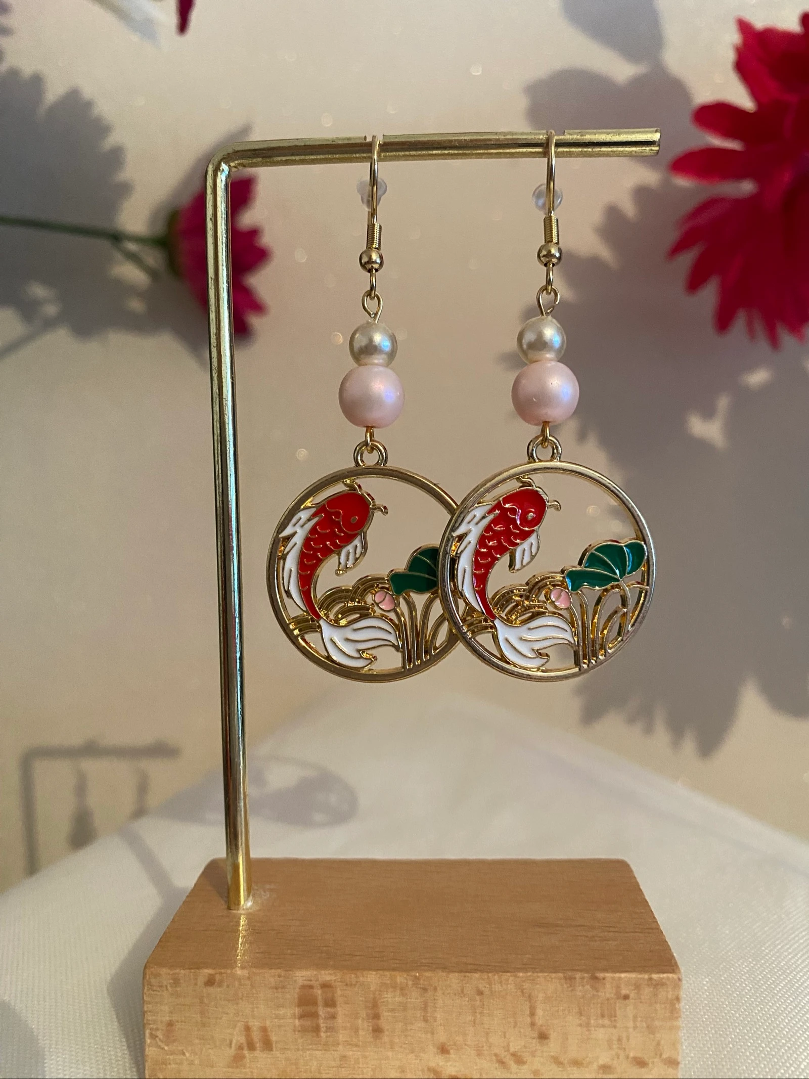 Koi Carp Earrings – photo 2